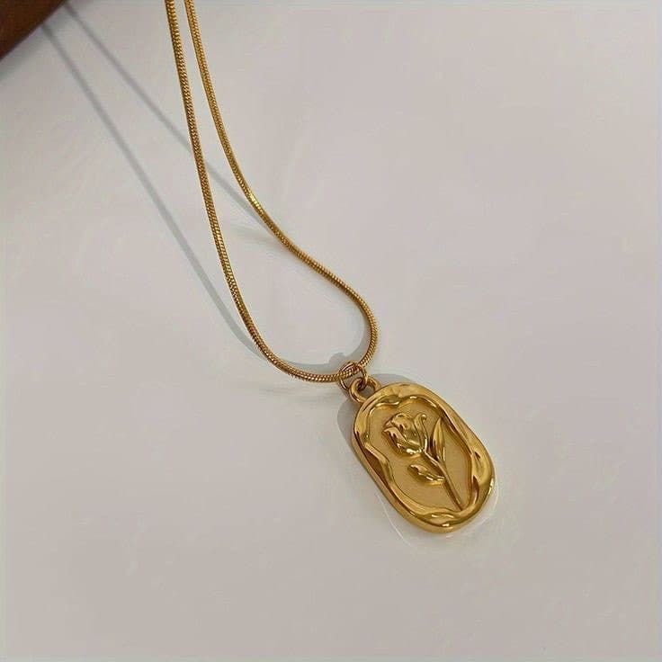 Rose pendant neck chain - Image 1