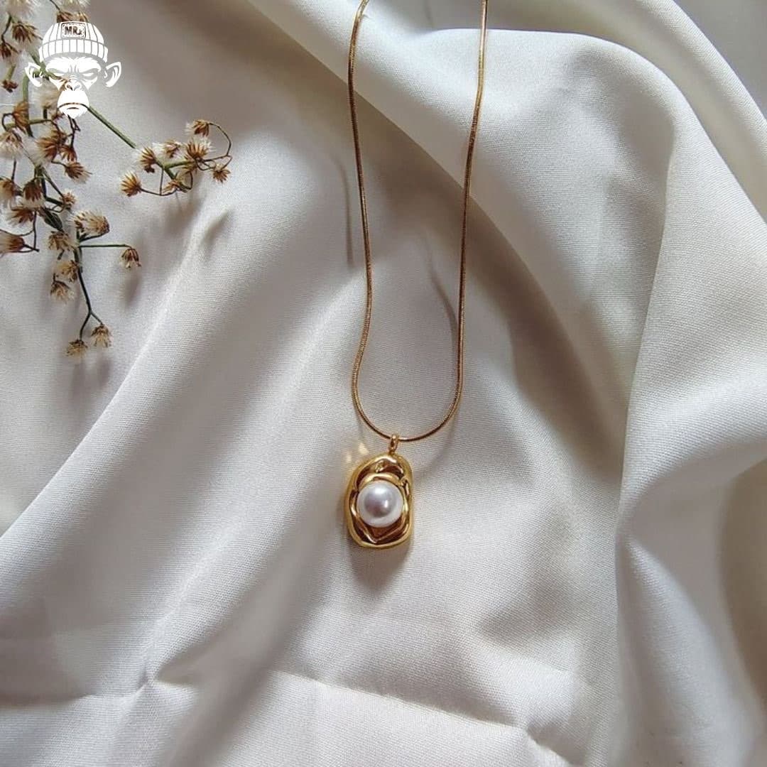 Pearl pendant neck chain - Image 1