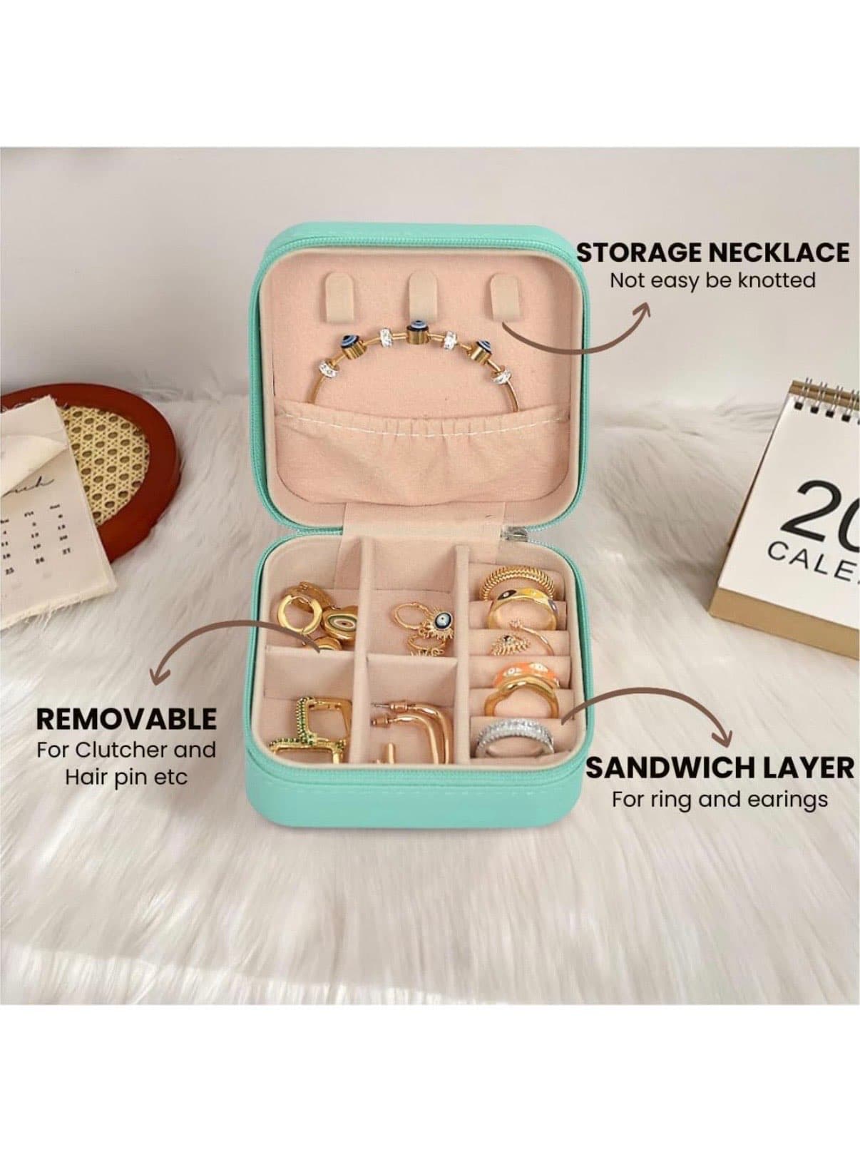 Light blue jewellery organiser - Image 1